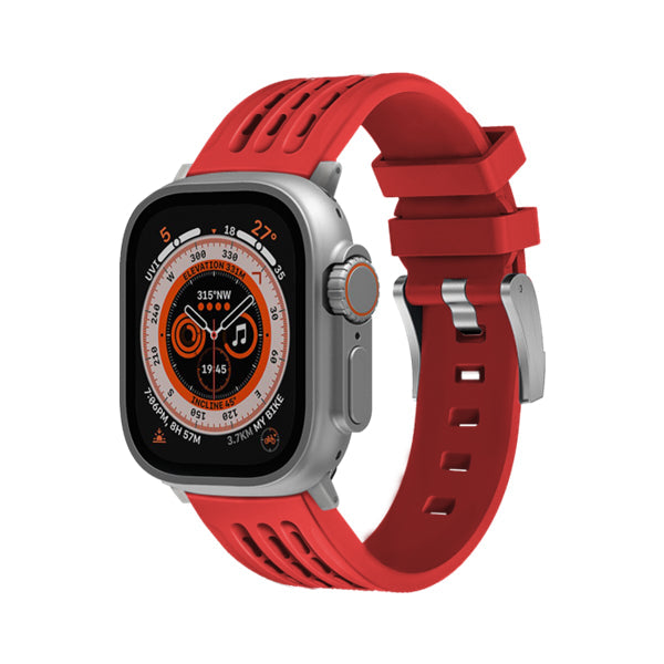 Bracelet respirant en caoutchouc fluoré de luxe