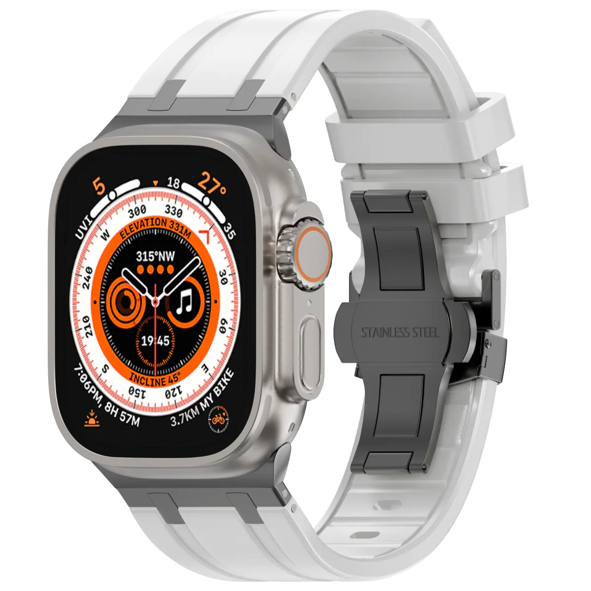 Bracelet en silicone de luxe AP avec boucle papillon