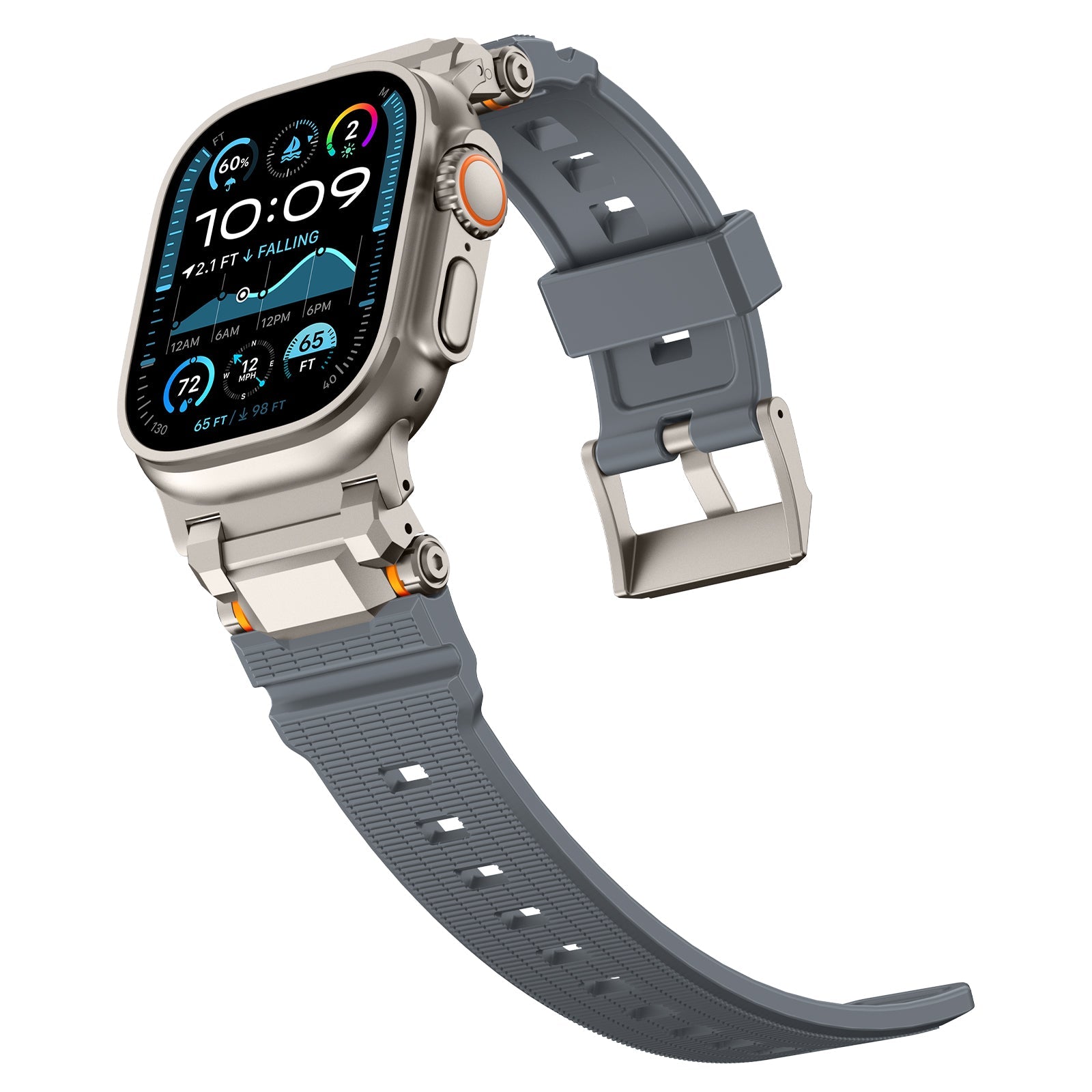 Samurai Mech Design Silicone Band for Apple Watch
