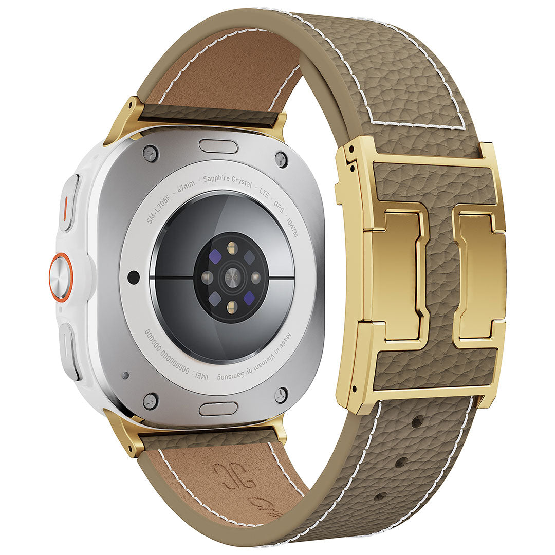 Bracelet en cuir pour Samsung Galaxy Watch Ultra L25