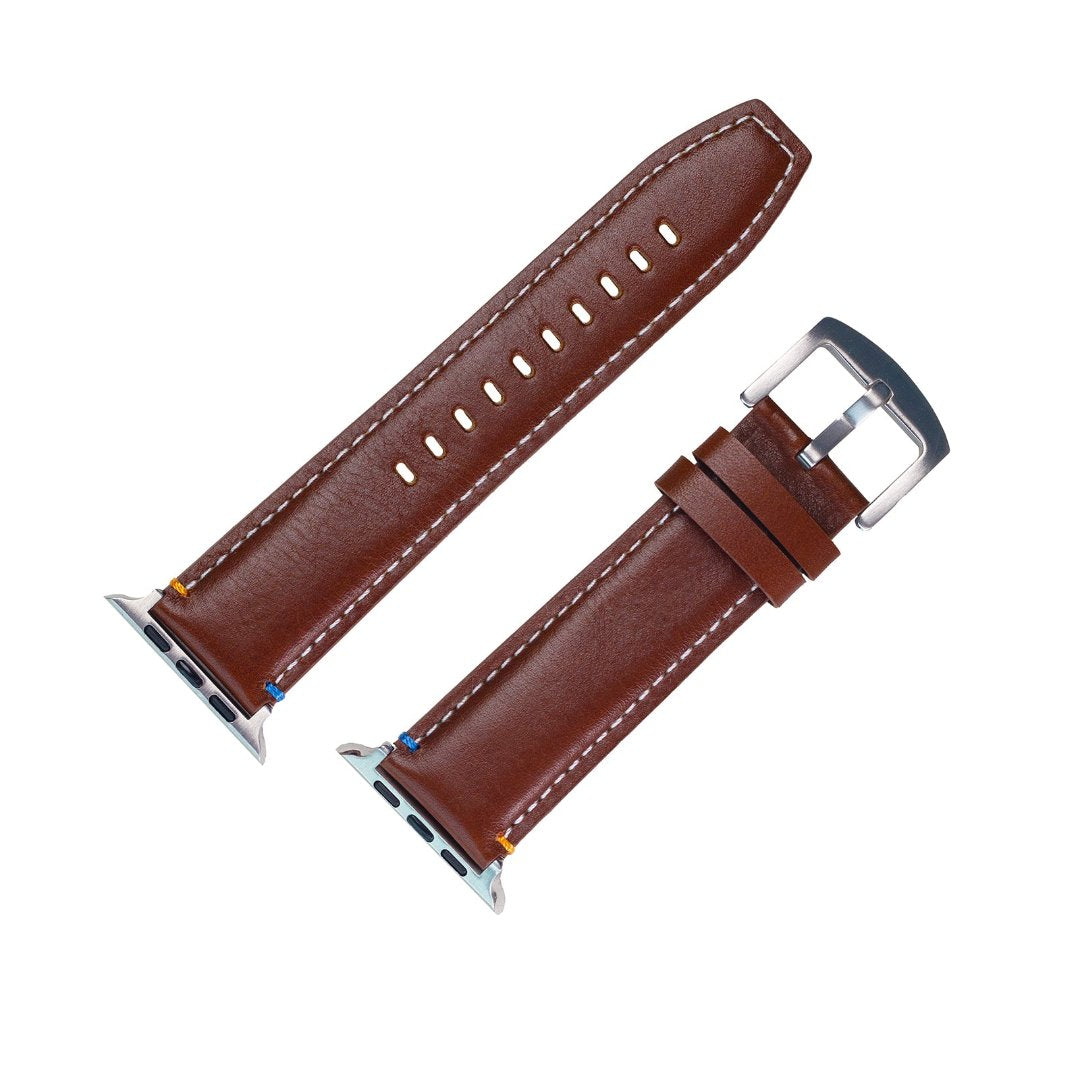 Bracelet en cuir style ville antique