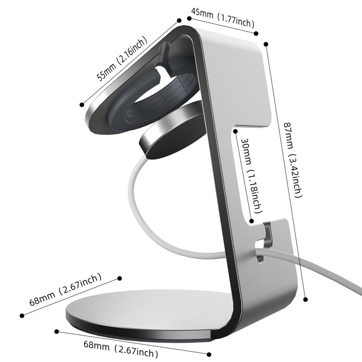 Support de chargement métallique pour Apple Watch