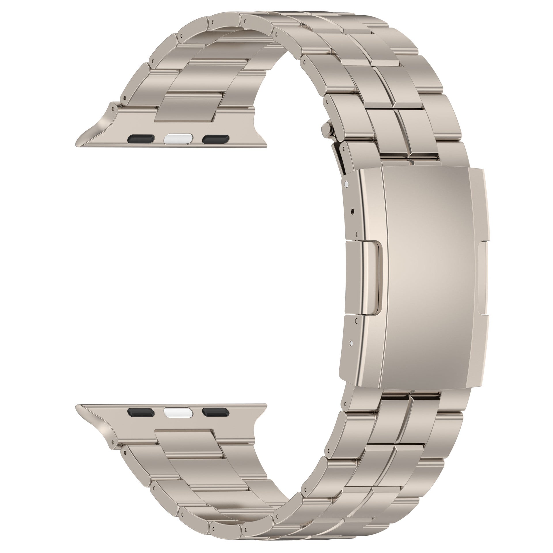BRACELET À MAILLONS EN TITANE CARRÉ