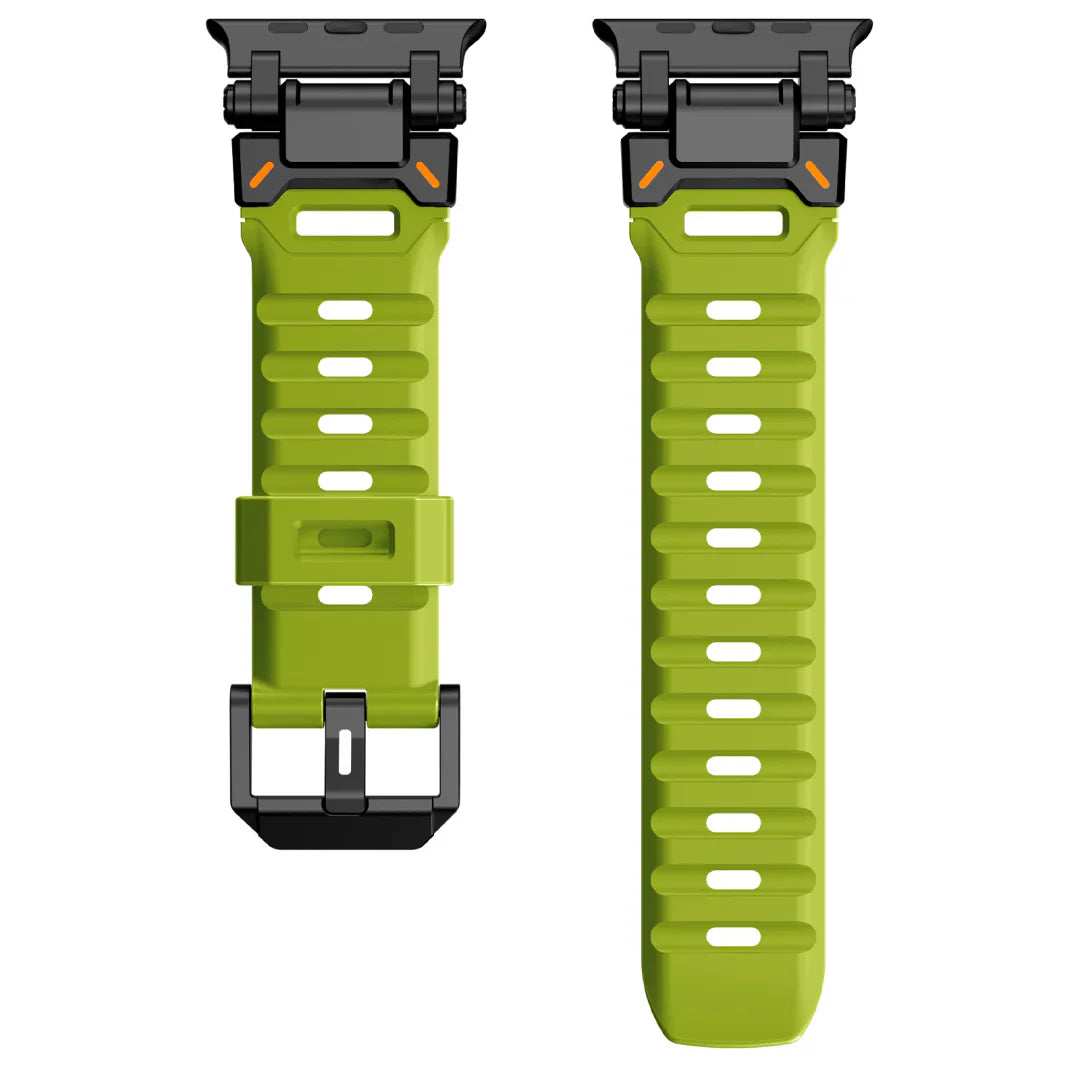 Bracelet tactique en caoutchouc fluoré en titane