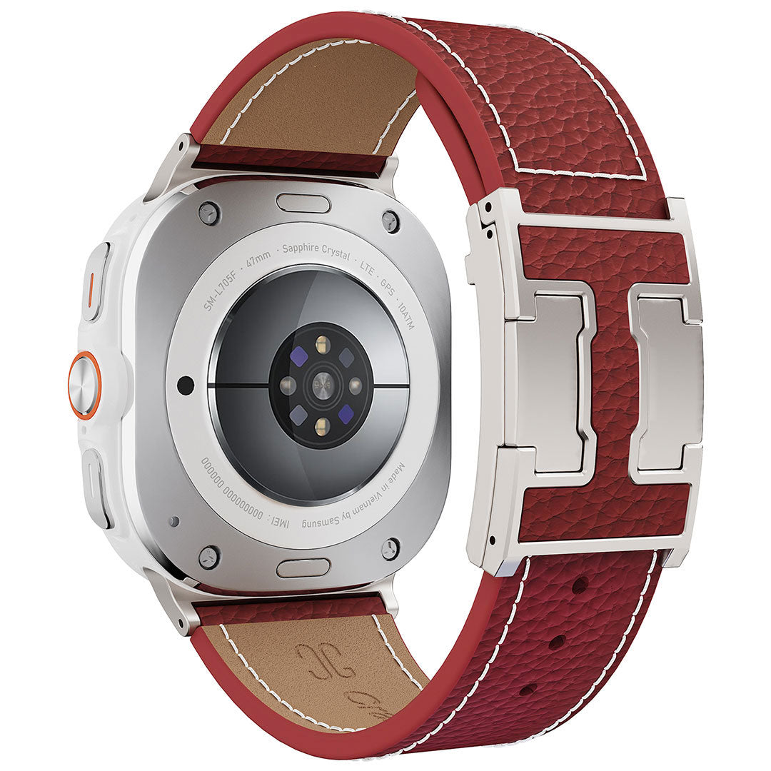 Bracelet en cuir pour Samsung Galaxy Watch Ultra L25