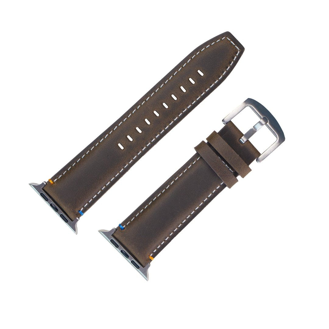 Bracelet en cuir style ville antique