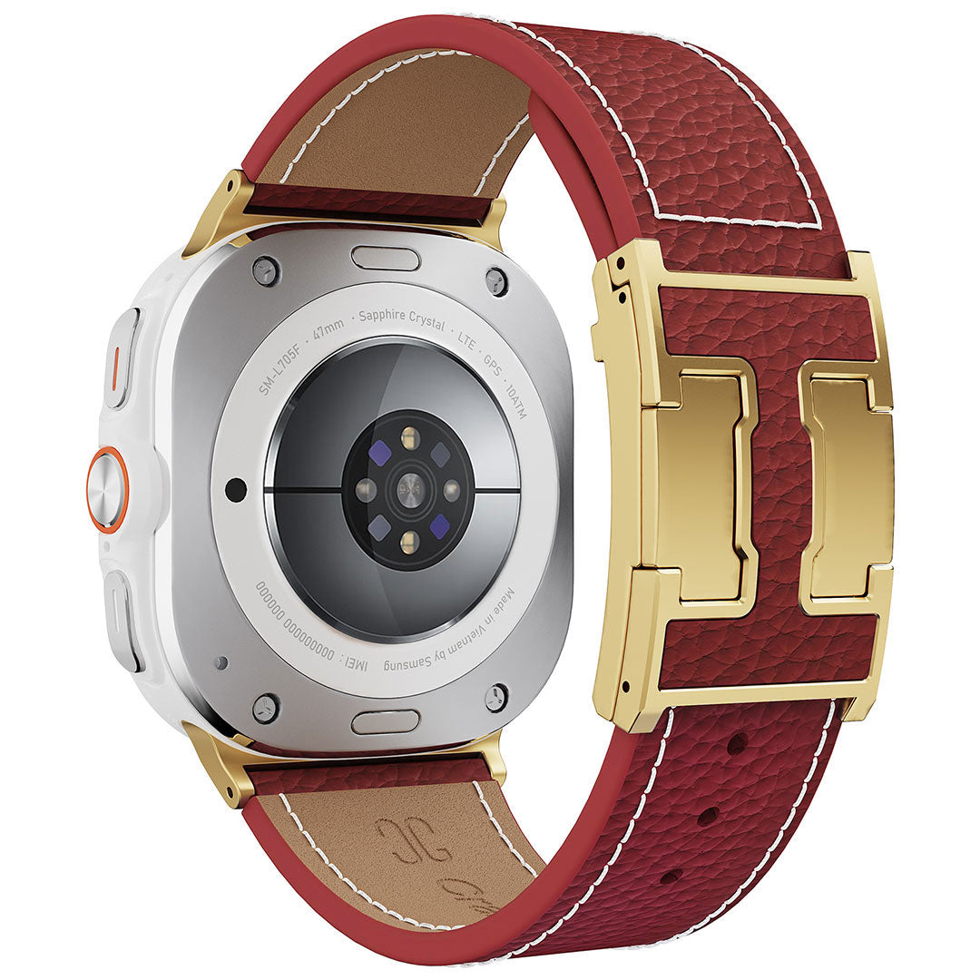 Bracelet en cuir pour Samsung Galaxy Watch Ultra L25
