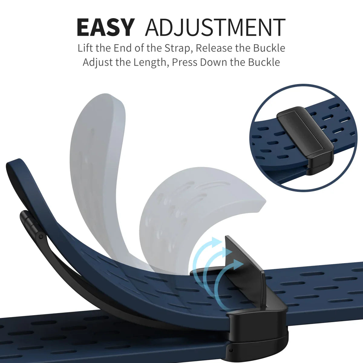 Bracelet pliable magnétique respirant en silicone