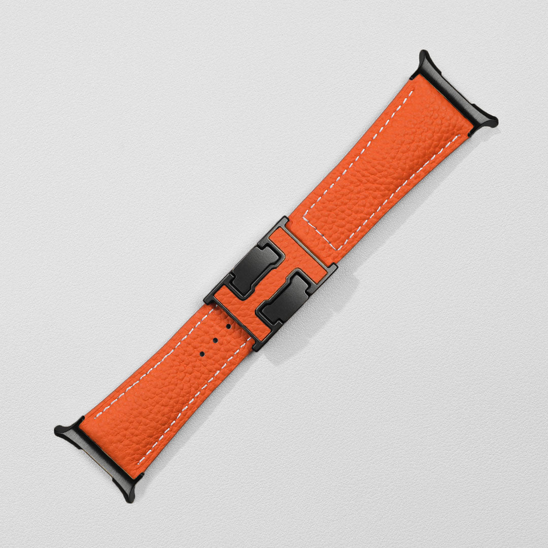 Bracelet de vacances en cuir grainé pour Samsung Galaxy Watch Ultra