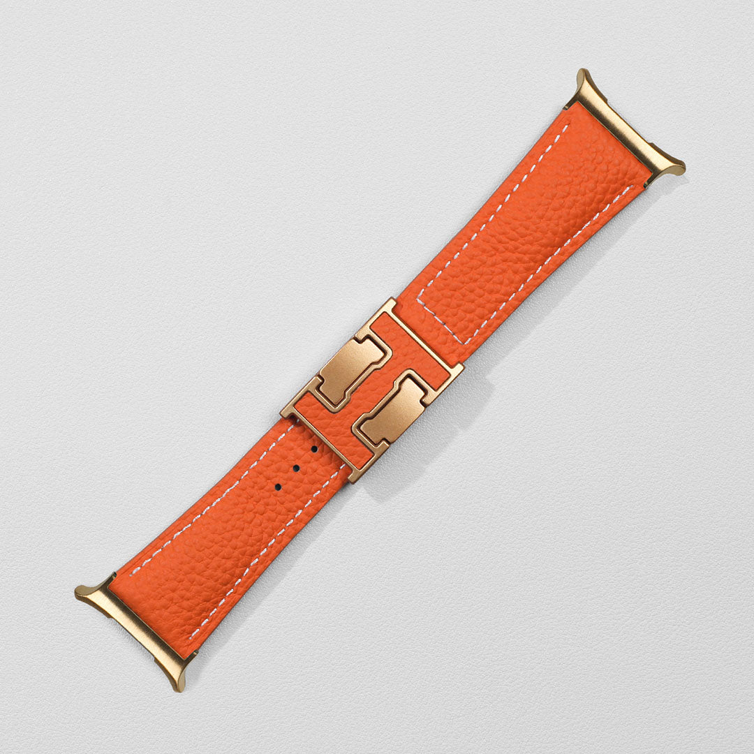 Bracelet de vacances en cuir grainé pour Samsung Galaxy Watch Ultra