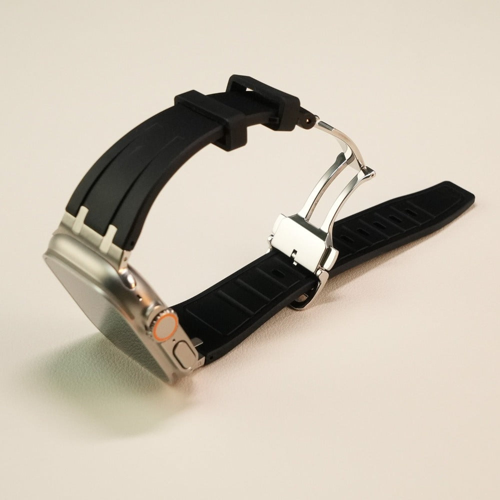 Bracelet en silicone de luxe à boucle déployante AP