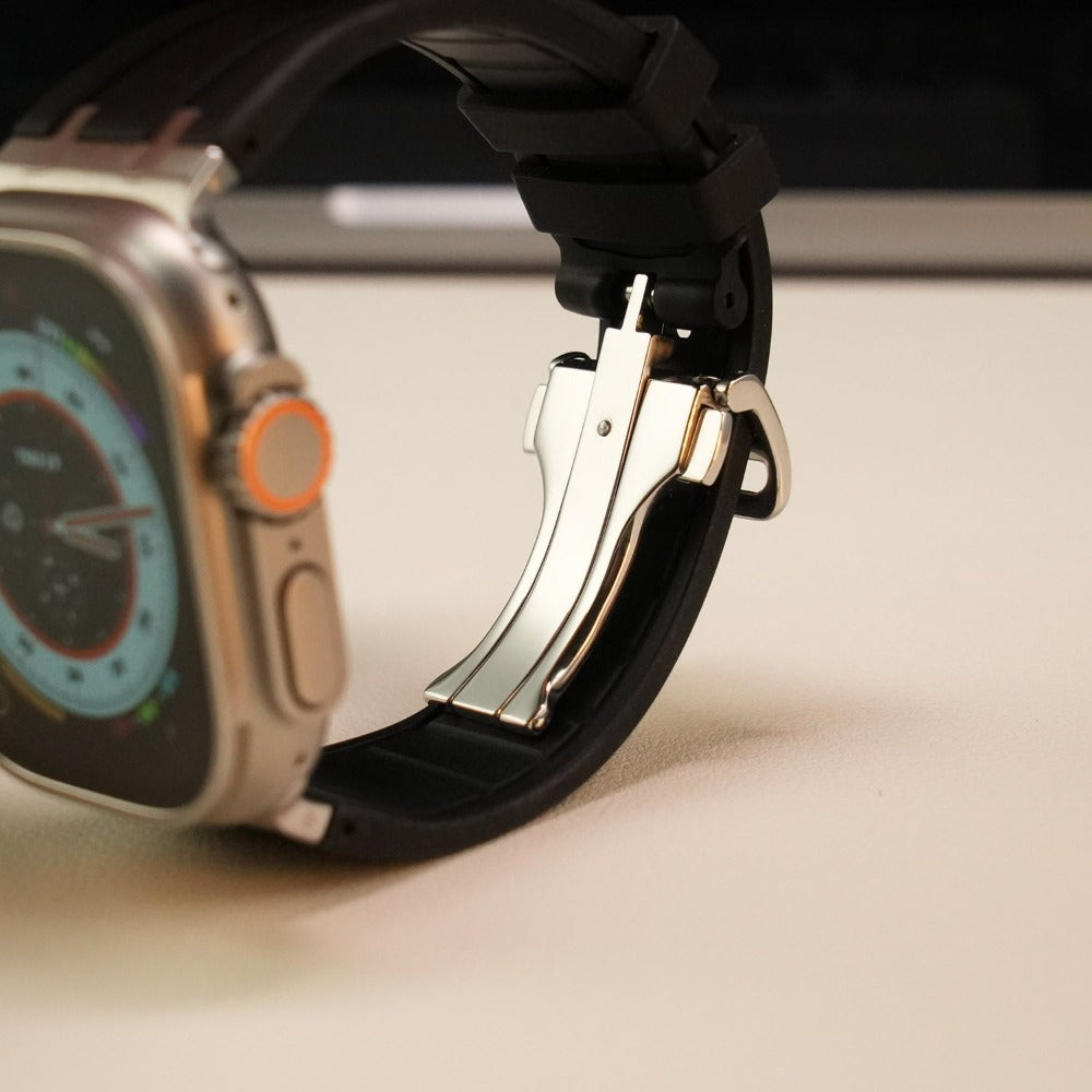 Bracelet en silicone de luxe à boucle déployante AP