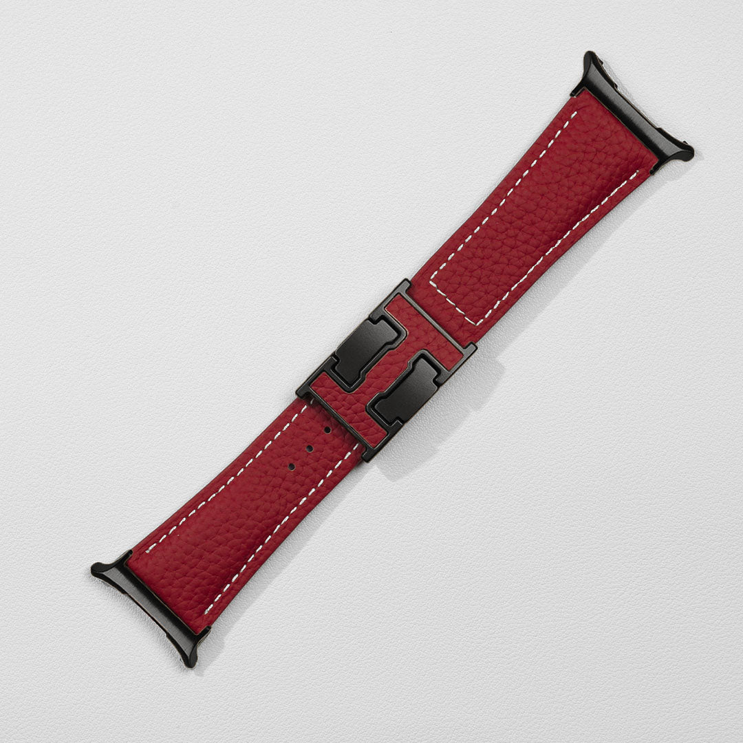 Bracelet de vacances en cuir grainé pour Samsung Galaxy Watch Ultra