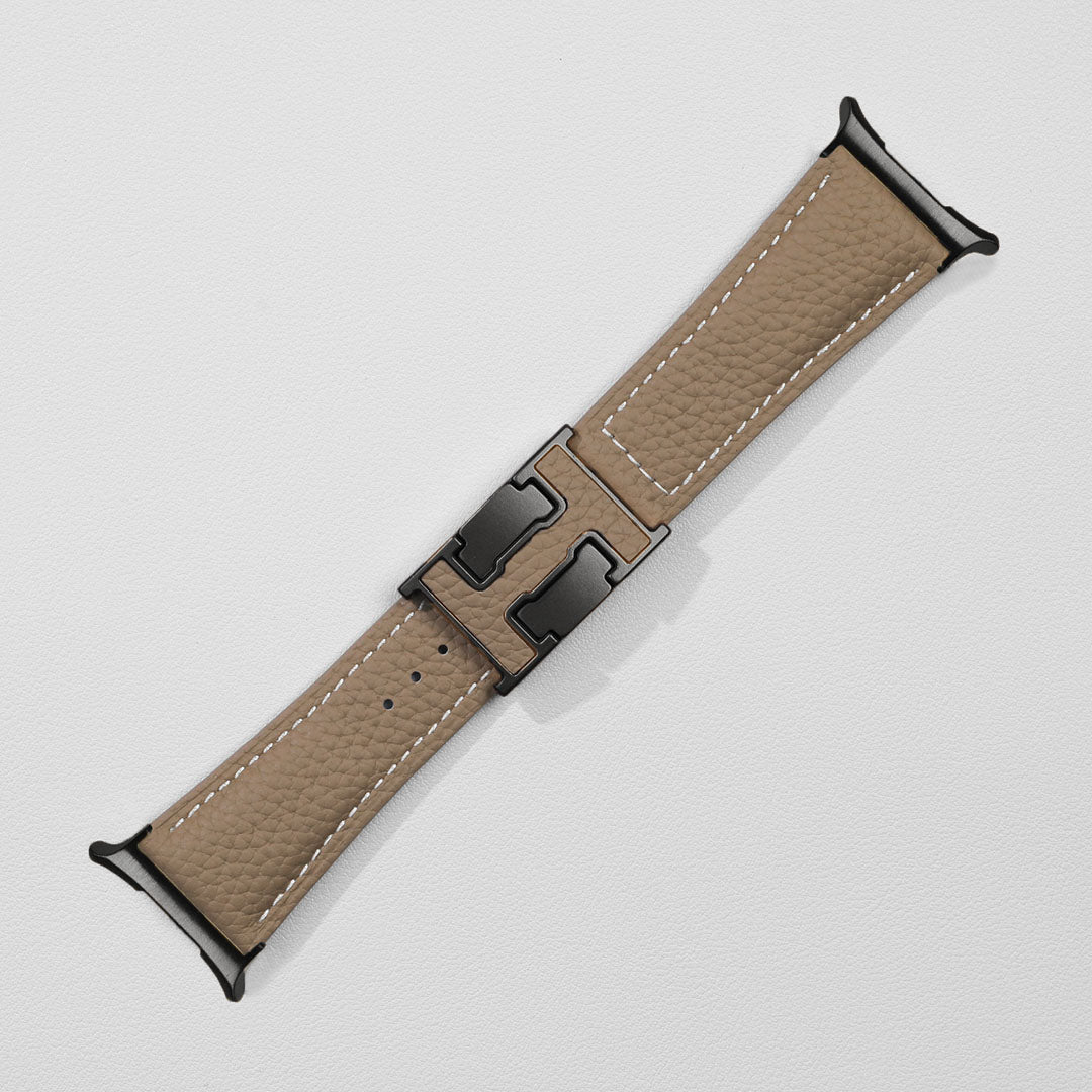 Bracelet de vacances en cuir grainé pour Samsung Galaxy Watch Ultra