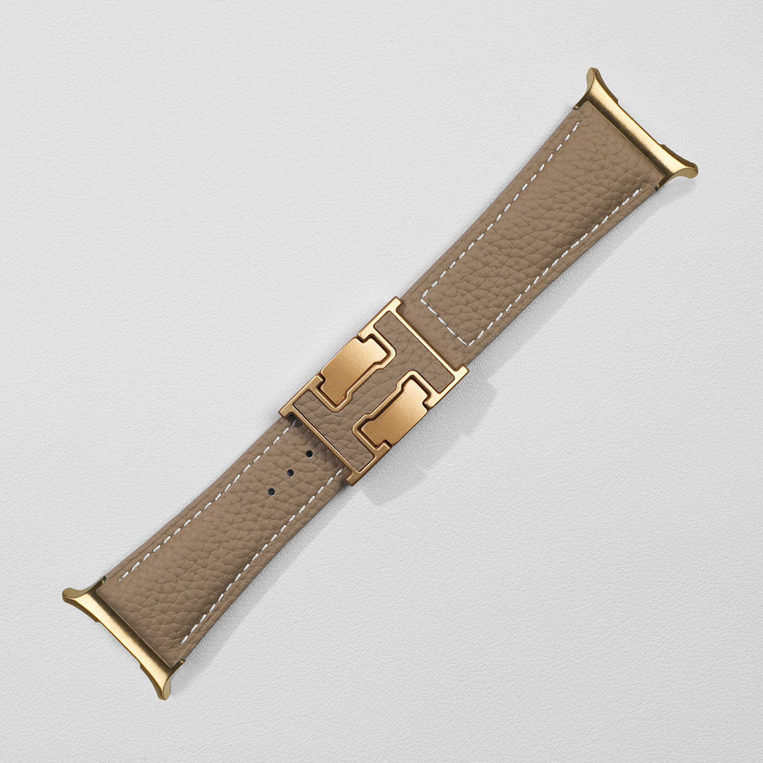 Bracelet de vacances en cuir grainé pour Samsung Galaxy Watch Ultra