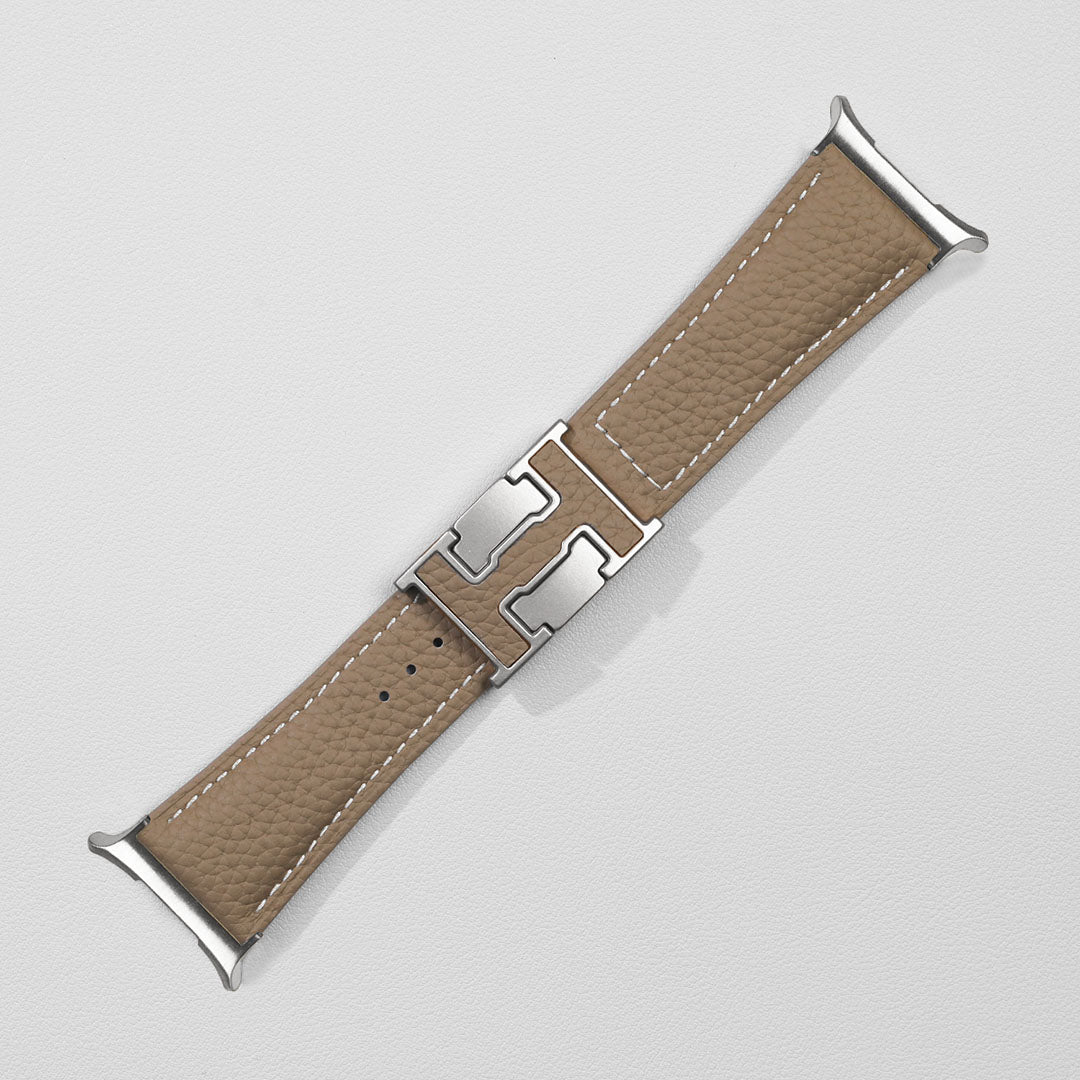 Bracelet de vacances en cuir grainé pour Samsung Galaxy Watch Ultra