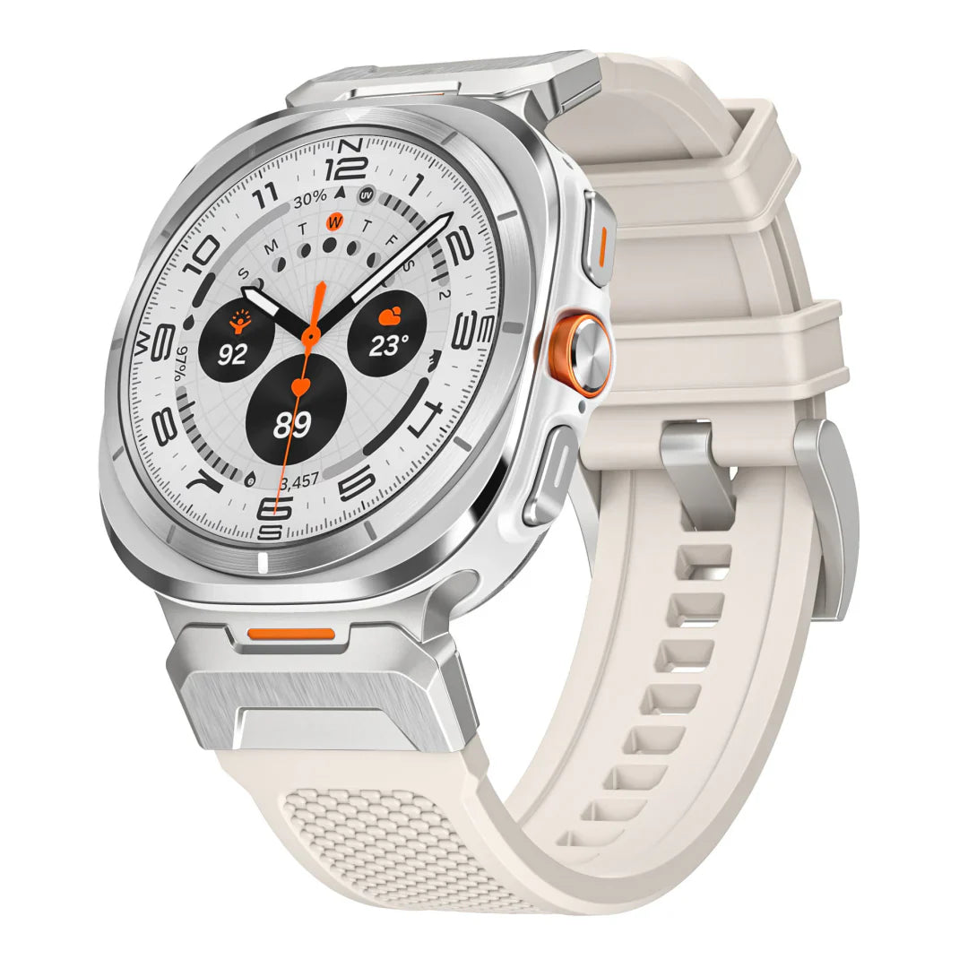 Bracelet tactique en silicone pour Samsung Galaxy Watch Ultra