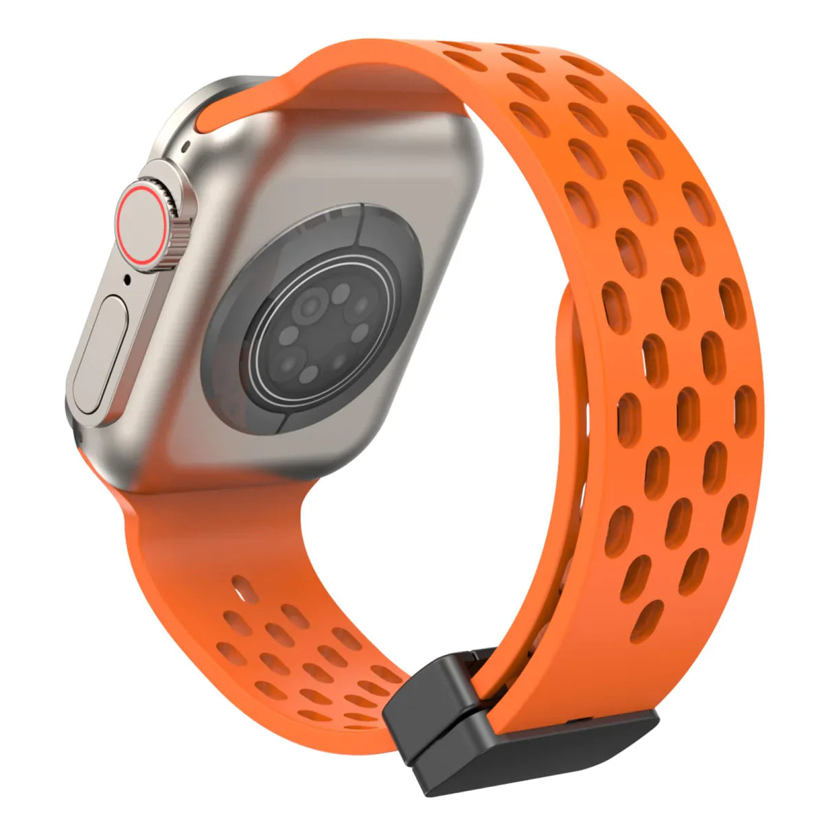 Bracelet pliable magnétique respirant en silicone
