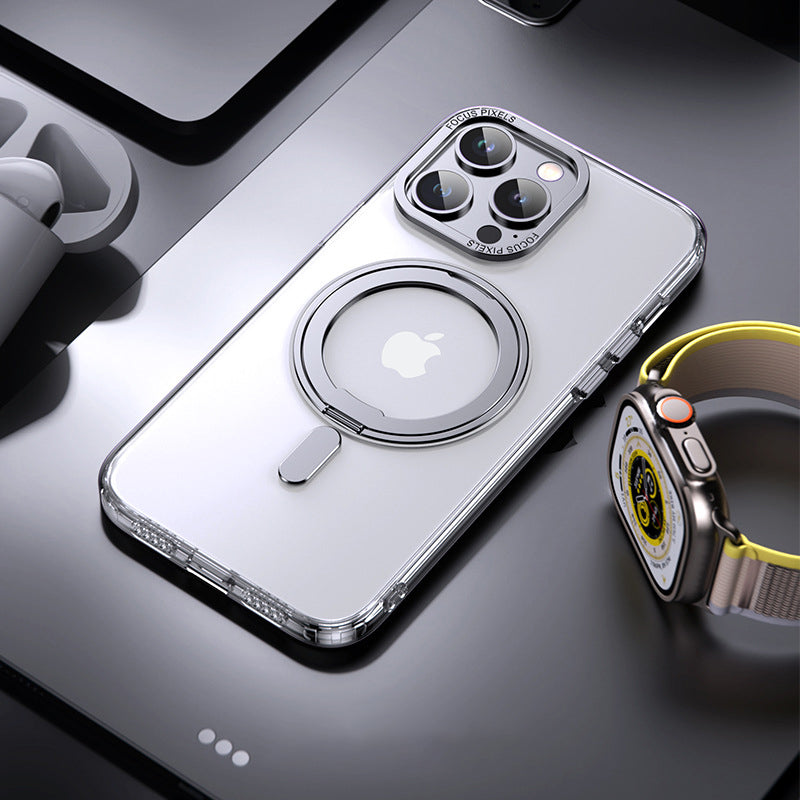 Coque iPhone transparente givrée Magsafe