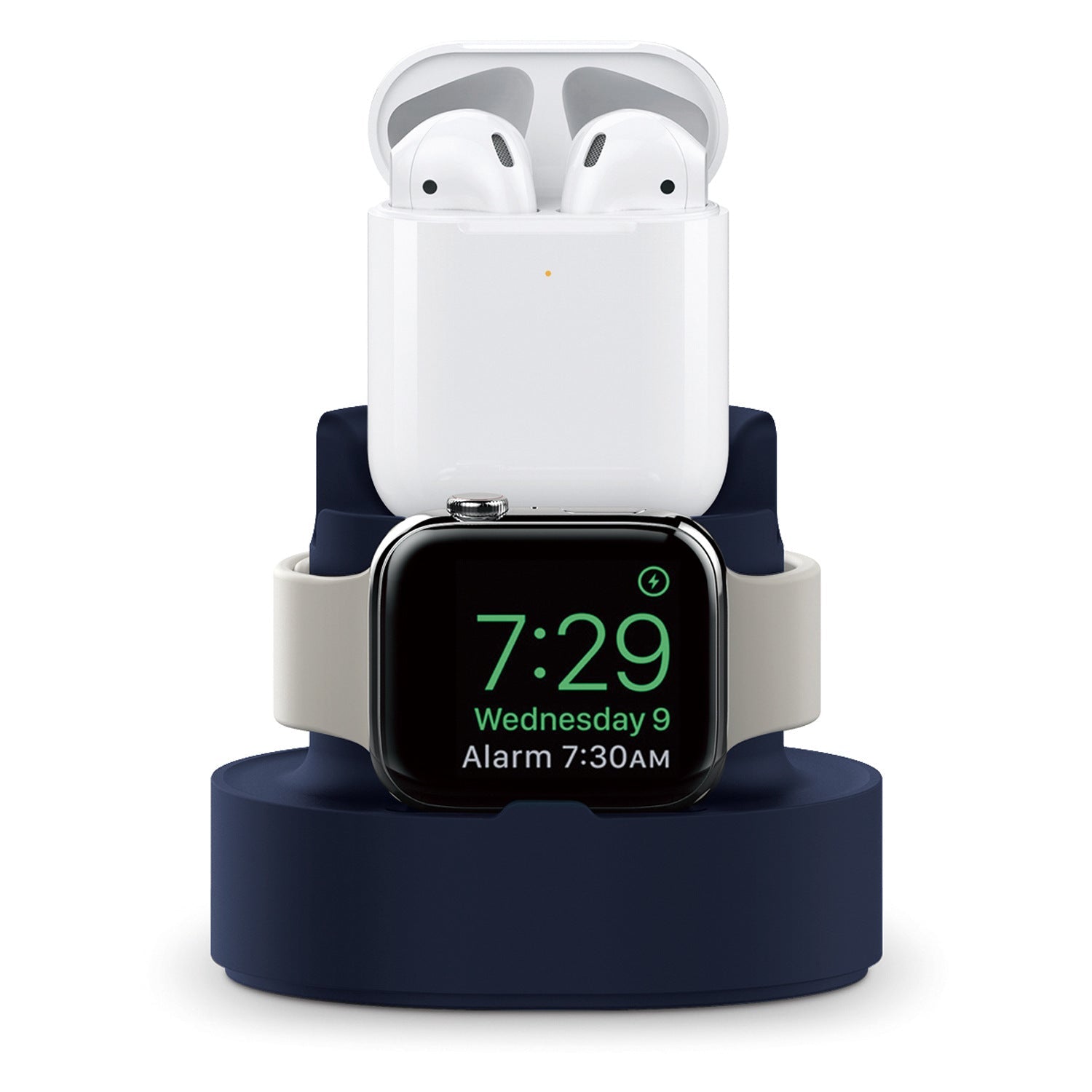 Support de charge en silicone pour deux appareils