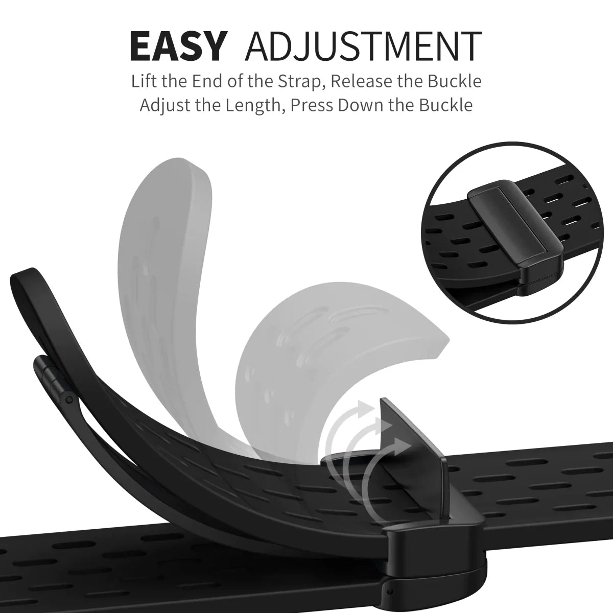 Bracelet pliable magnétique respirant en silicone