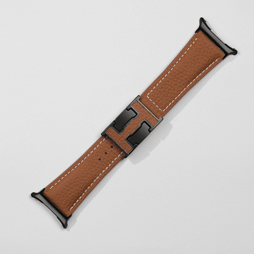 Bracelet de vacances en cuir grainé pour Samsung Galaxy Watch Ultra