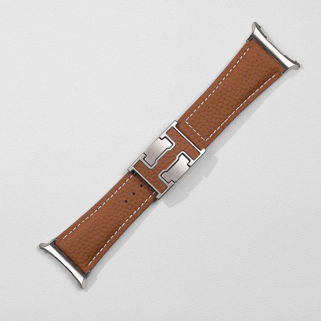 Bracelet de vacances en cuir grainé pour Samsung Galaxy Watch Ultra