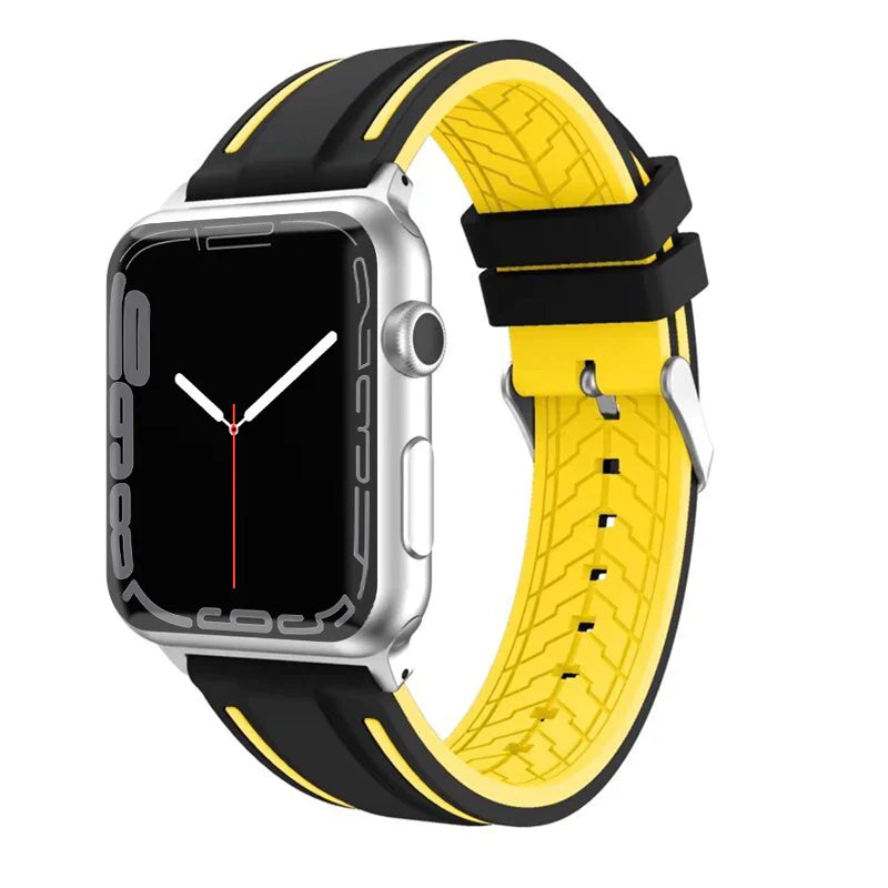 Bracelet sport en silicone bicolore