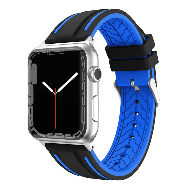 Bracelet sport en silicone bicolore