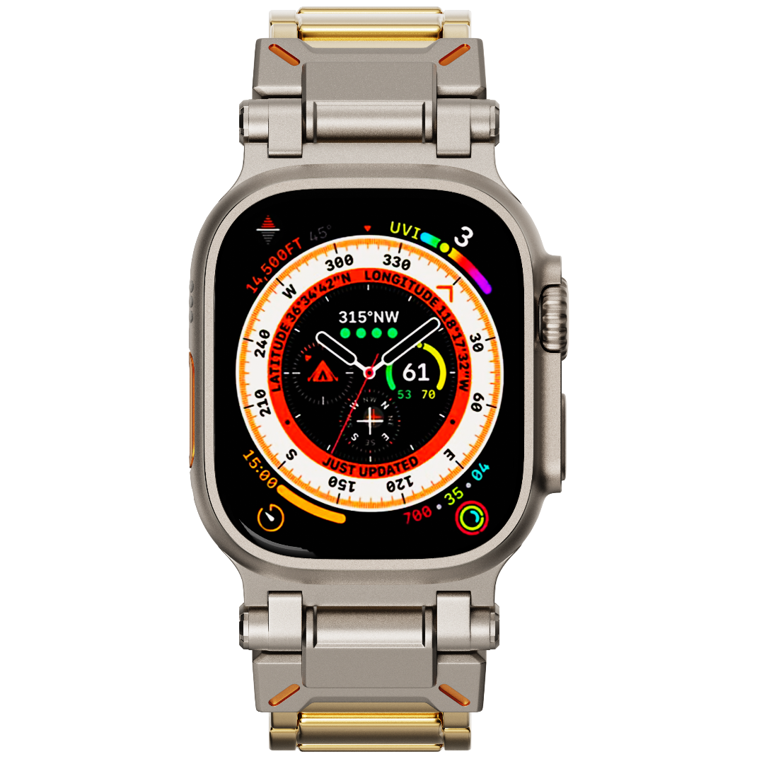 BRACELET À MAILLONS EN TITANE LUX88