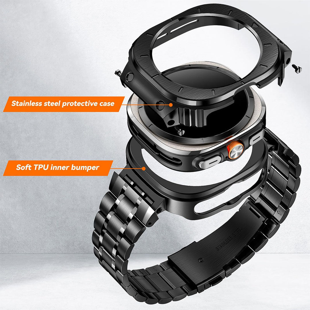 Kit de rénovation robuste en acier inoxydable pour Galaxy Watch Ultra
