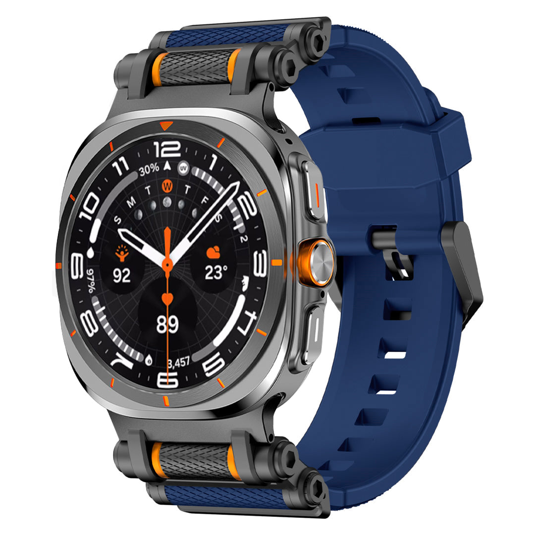 Bracelet en silicone avec axe de rotation pour Galaxy Watch Ultra