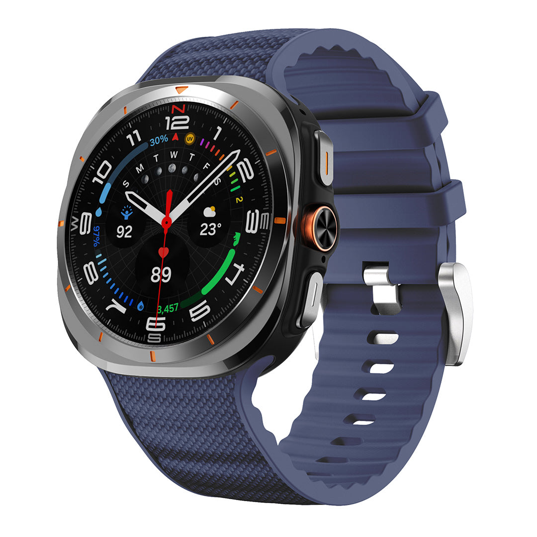 Bracelet sport tressé en silicone pour Samsung Galaxy Watch Ultra