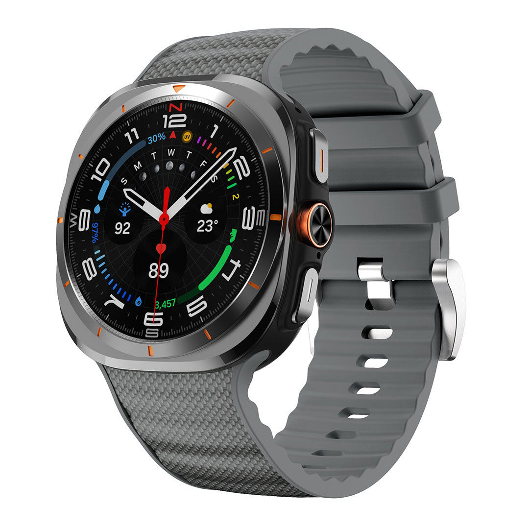 Bracelet sport tressé en silicone pour Samsung Galaxy Watch Ultra