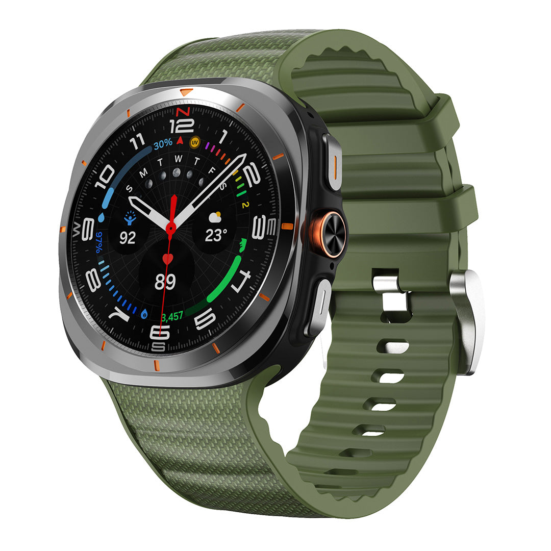 Bracelet sport tressé en silicone pour Samsung Galaxy Watch Ultra