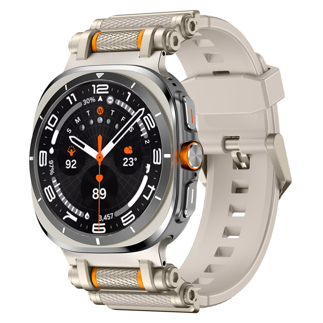 Bracelet en silicone avec axe de rotation pour Galaxy Watch Ultra