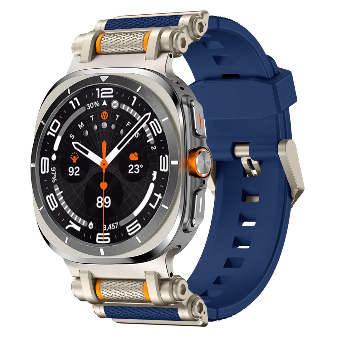 Bracelet en silicone avec axe de rotation pour Galaxy Watch Ultra