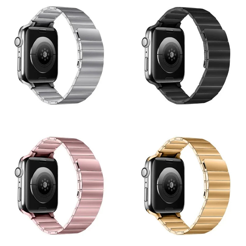 Bracelet confort magnétique en acier inoxydable 316L pour Apple Watch