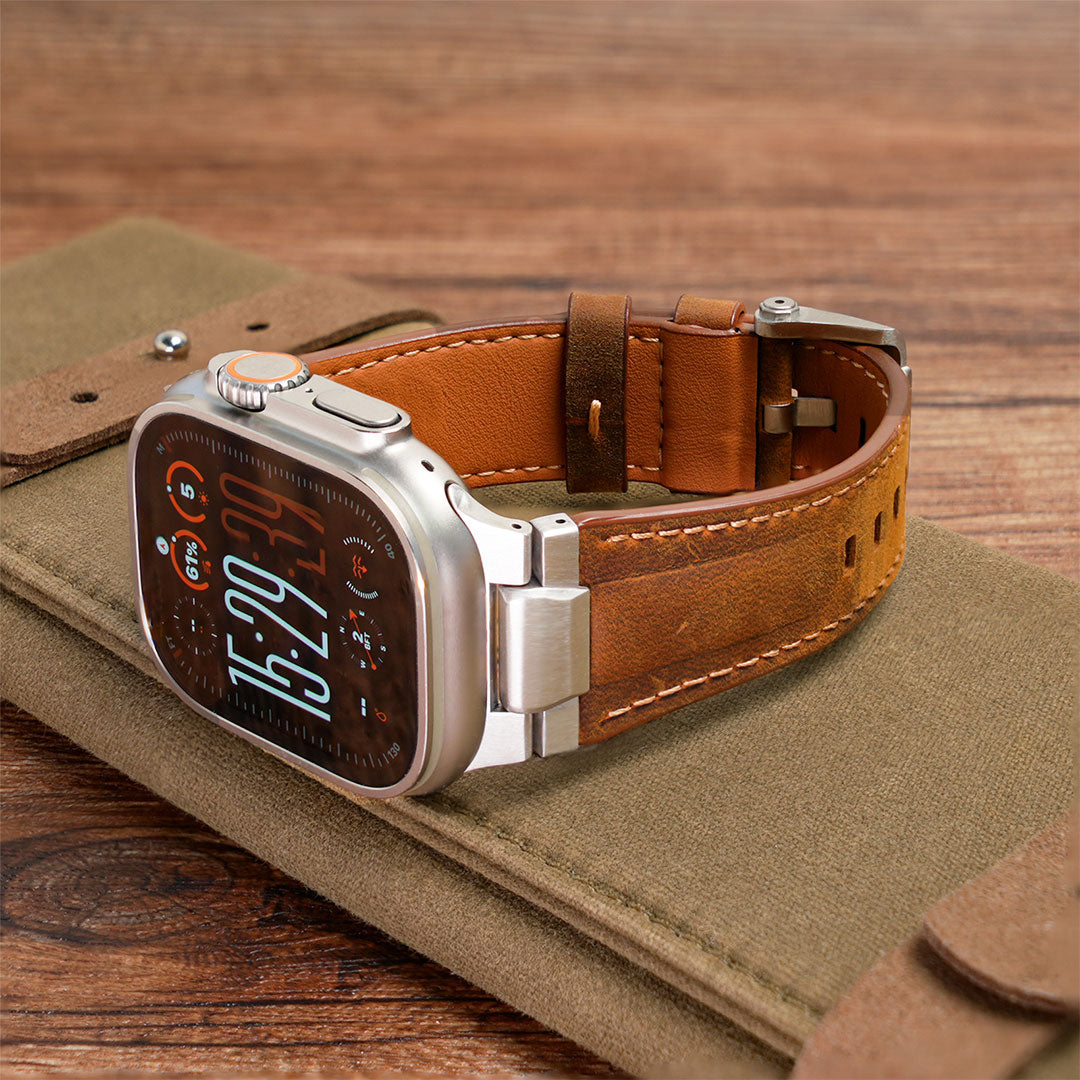 Bracelet en cuir Brave pour Apple Watch