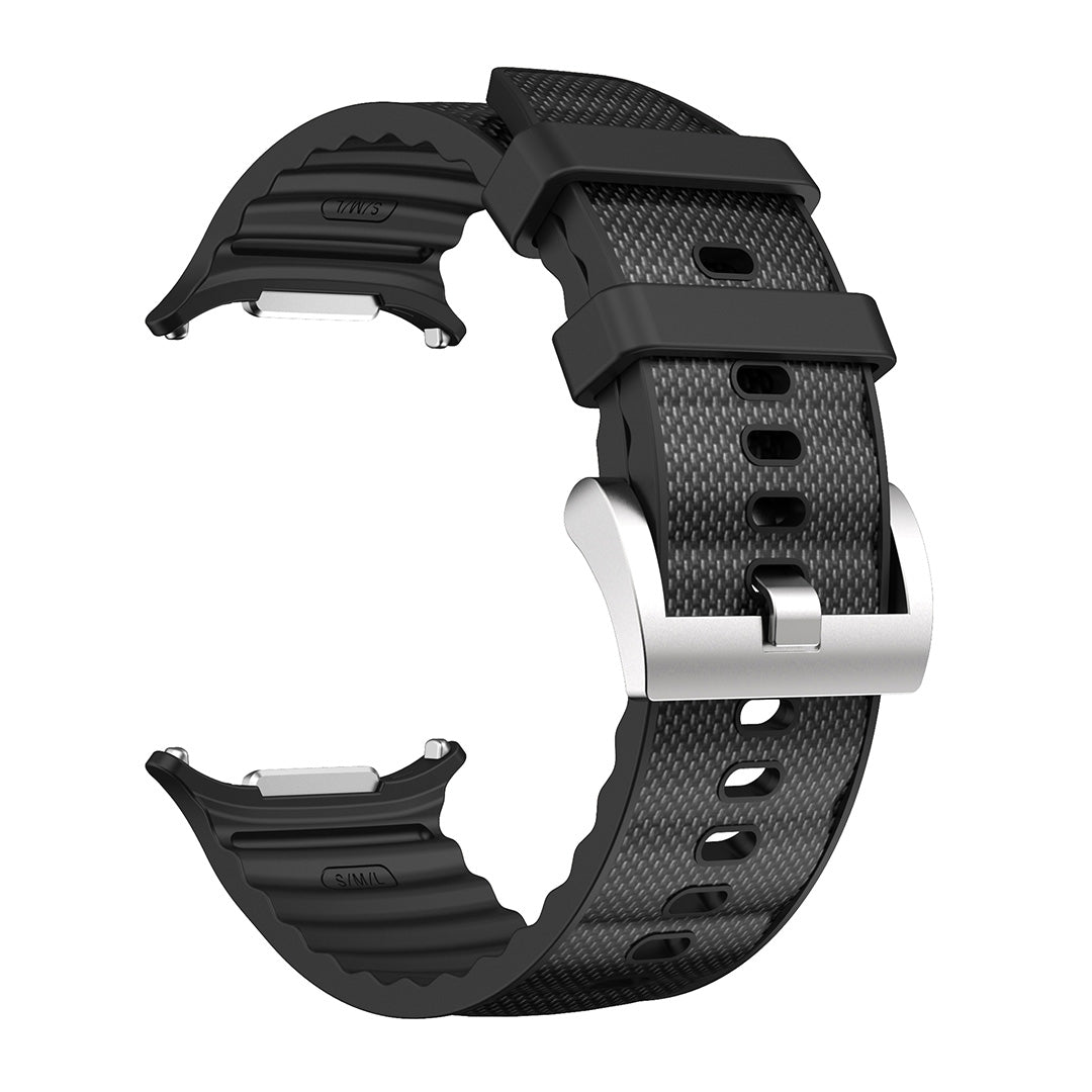 Bracelet sport tressé en silicone pour Samsung Galaxy Watch Ultra