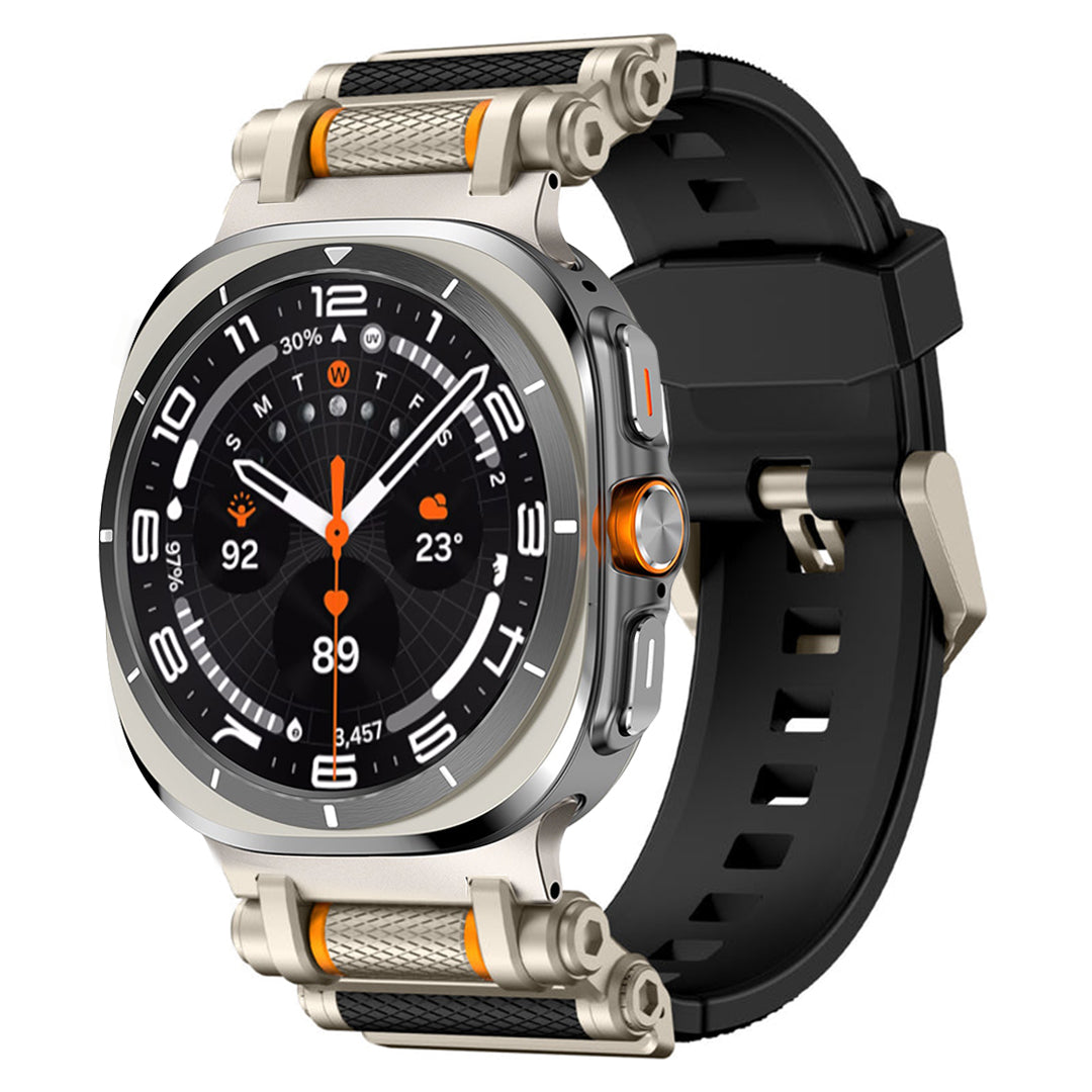 Bracelet en silicone avec axe de rotation pour Galaxy Watch Ultra