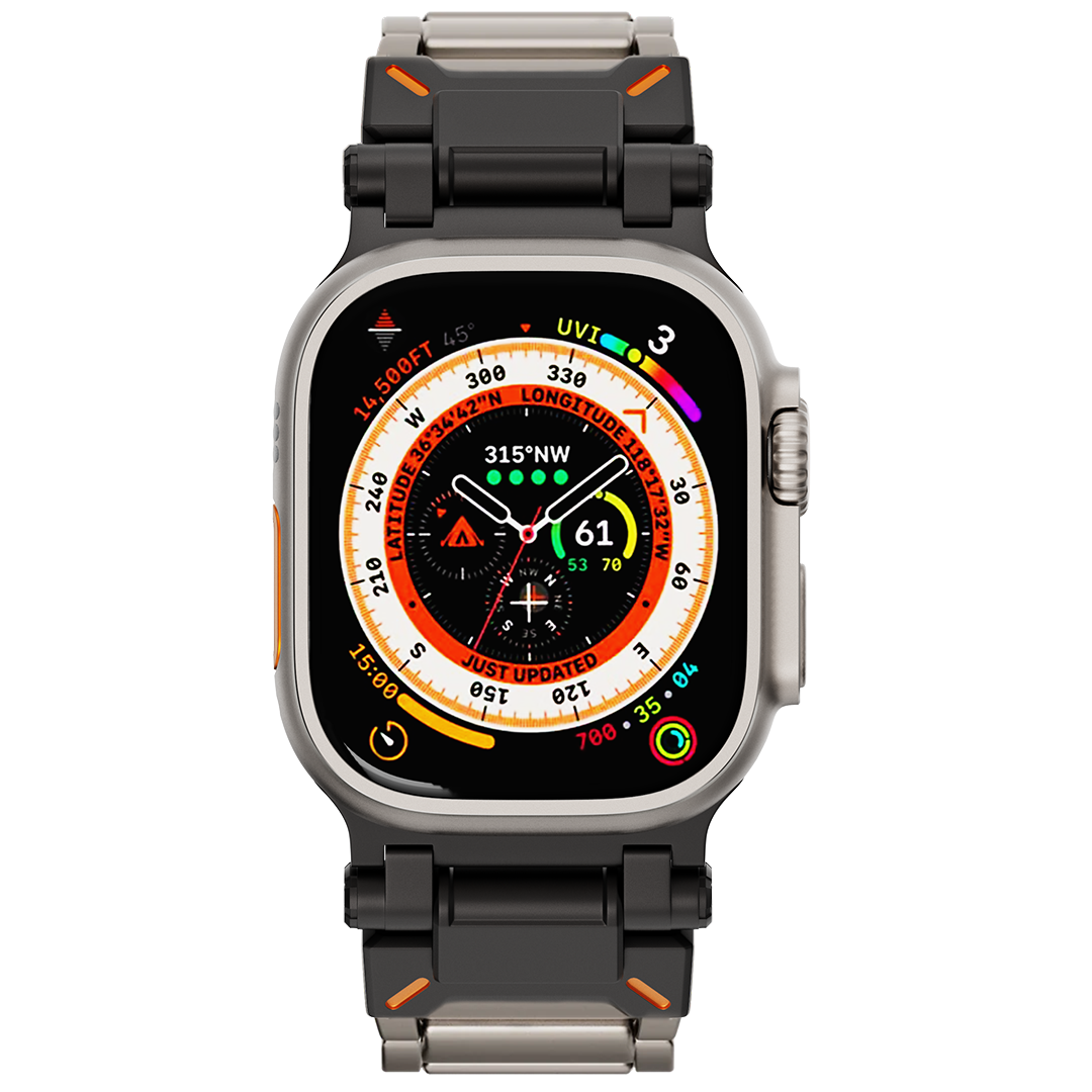 BRACELET À MAILLONS EN TITANE LUX88