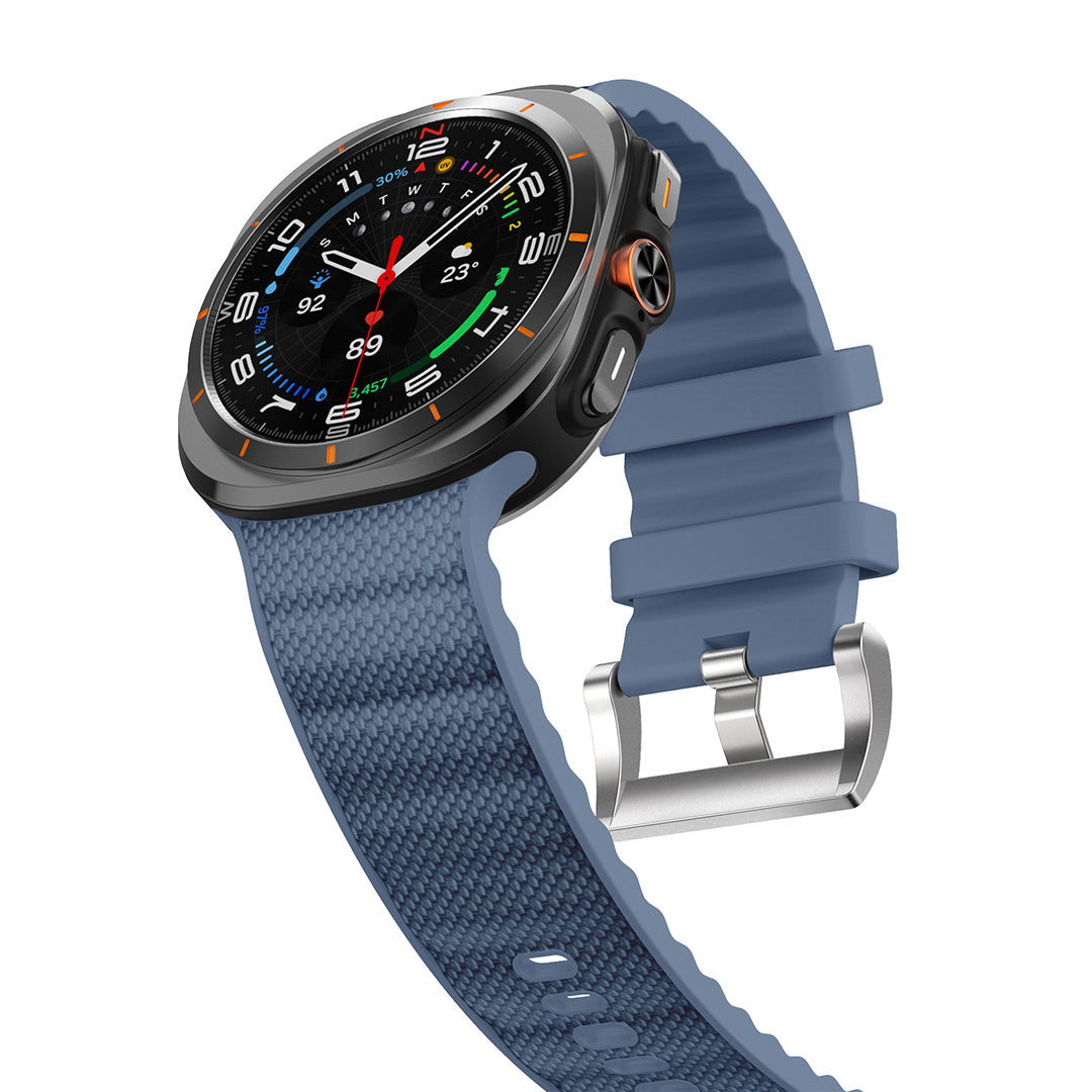 Bracelet sport tressé en silicone pour Samsung Galaxy Watch Ultra