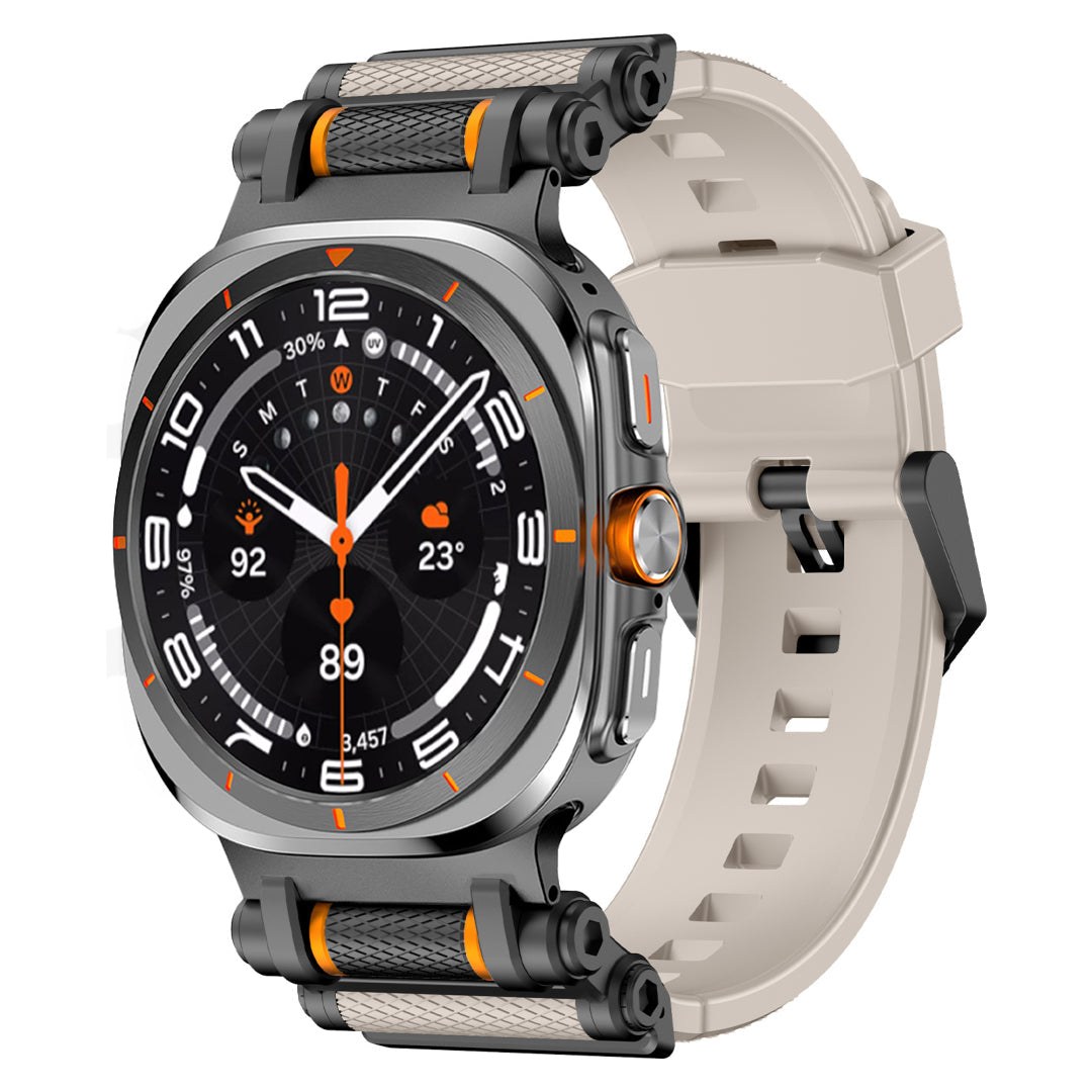 Bracelet en silicone avec axe de rotation pour Galaxy Watch Ultra