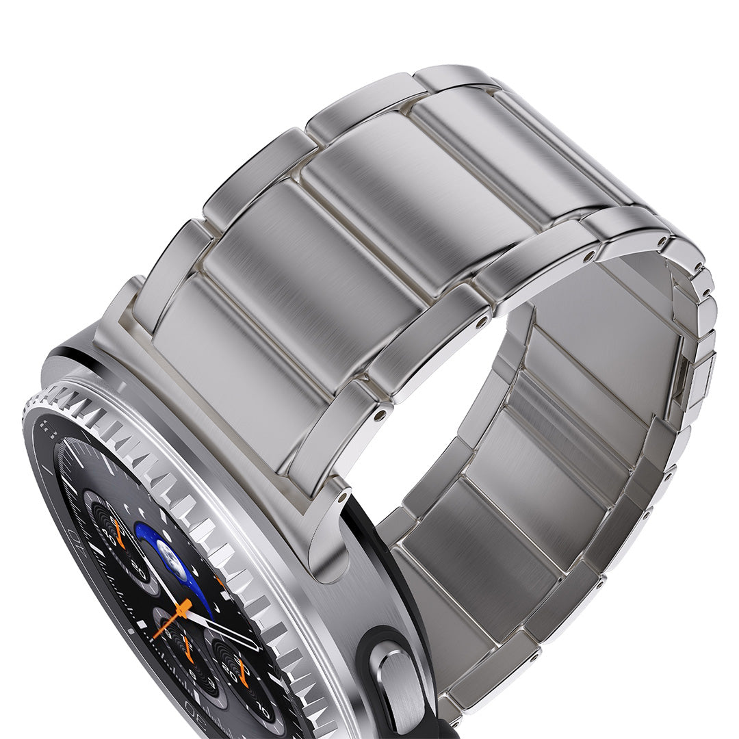 BRACELET MAGNÉTIQUE À LIEN EN TITANE LUX21 POUR GALAXY WATCH