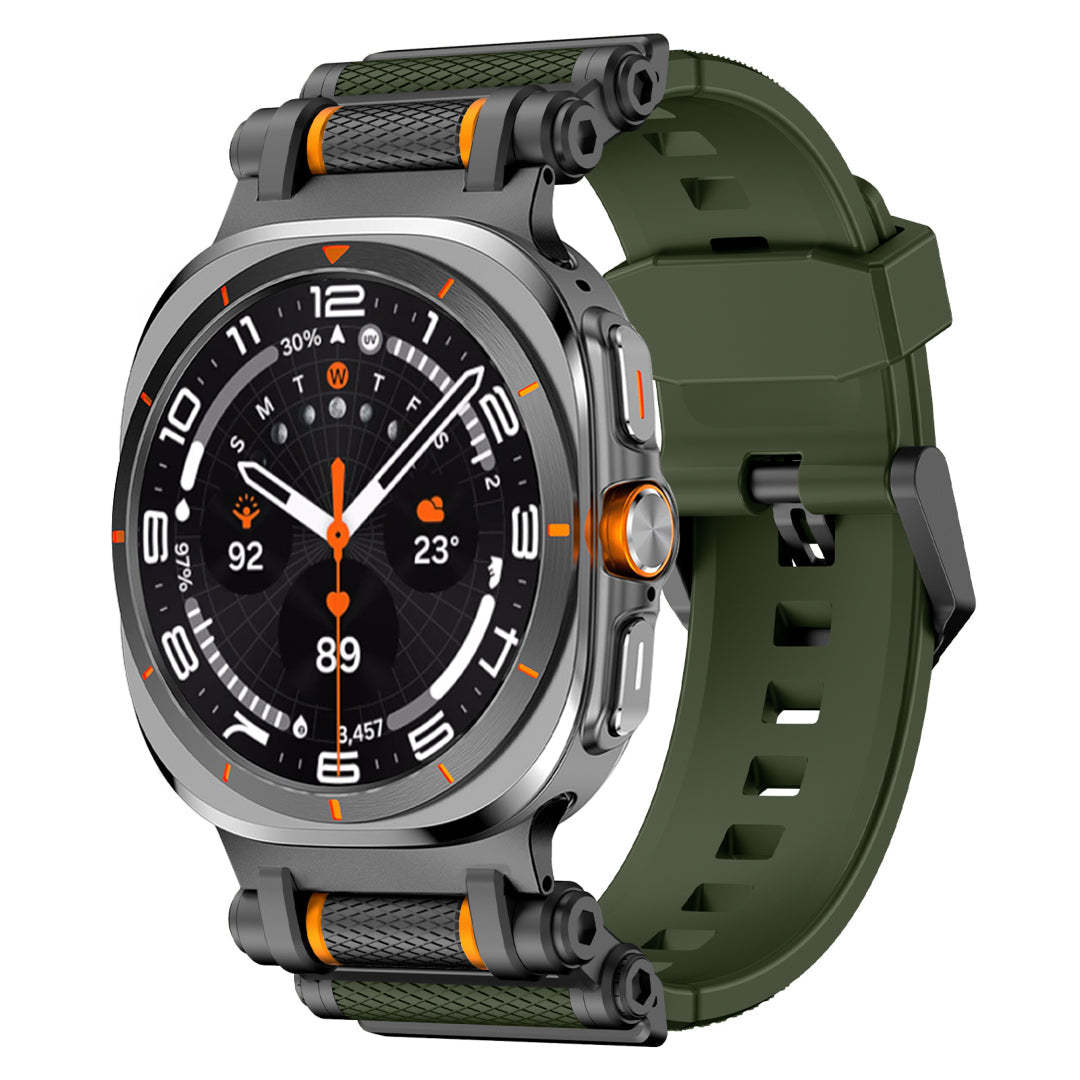 Bracelet en silicone avec axe de rotation pour Galaxy Watch Ultra