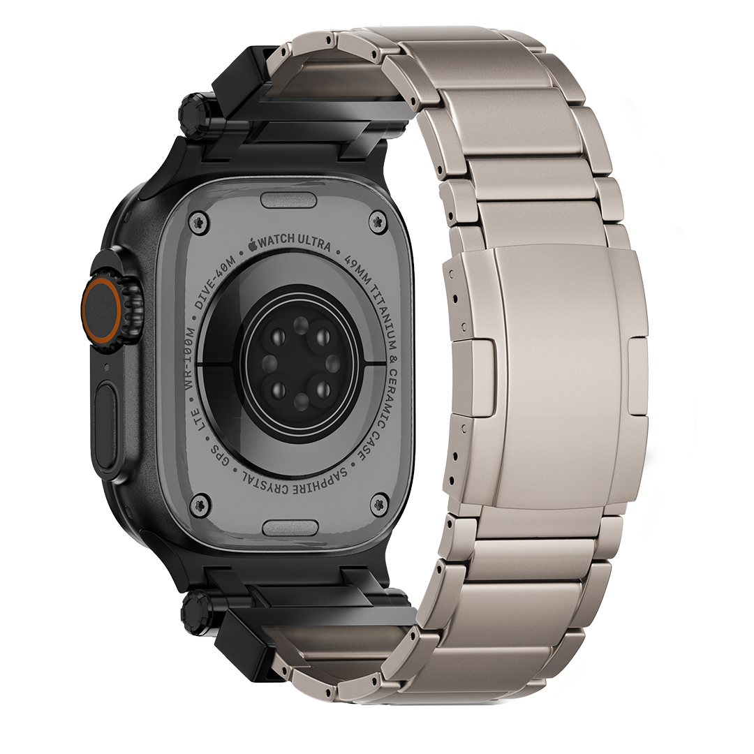 BRACELET À MAILLONS EN TITANE LUX88