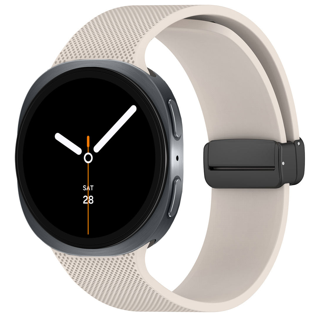 Bracelet de montre en silicone ST03 à boucle magnétique pour Galaxy Watch 8