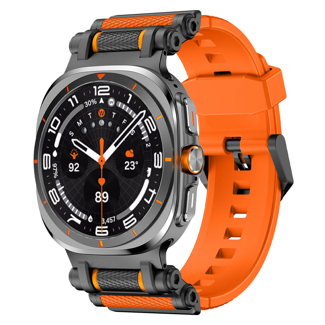 Bracelet en silicone avec axe de rotation pour Galaxy Watch Ultra