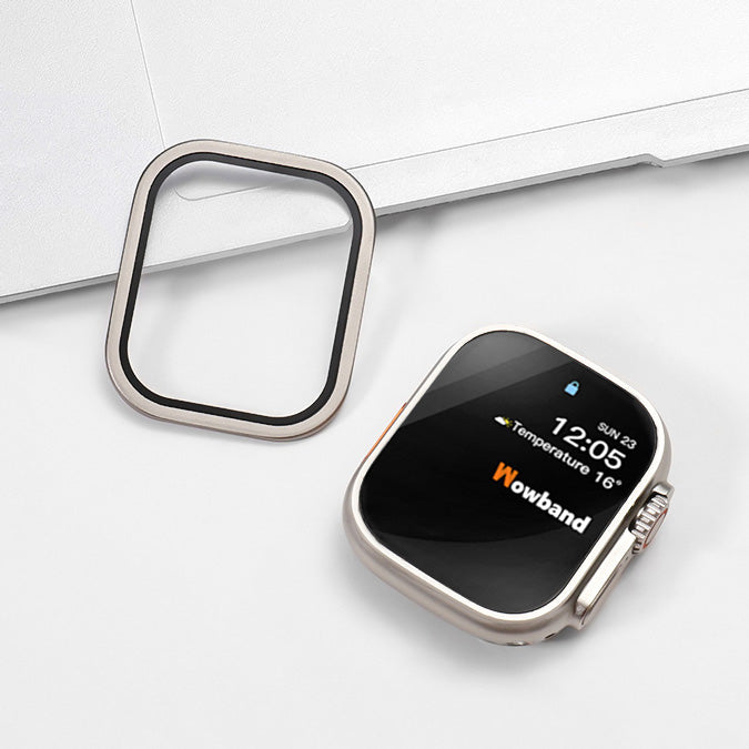 Film trempé pour cadre en alliage de titane pour Apple Watch 